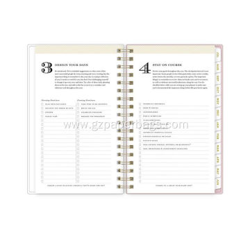 2024 Customizable Wirebound Weekly Diary Planner